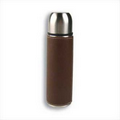 Thermos Brand 16 Oz. Vacuum Bottle w/ Winston Wrap (Leather)